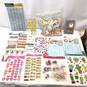 Craft Sticker Scrapbook Crafters Lot